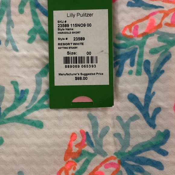 NWT Lilly Pulitzer Skirt Sz. 00 - Picture 2 of 4